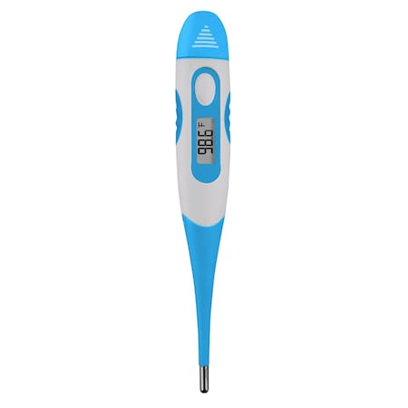 Veridian Healthcare Dual Scale Flexible Tip 30-Second Digital Thermometer With Beeper, Memory & Fever Alarm 08-355